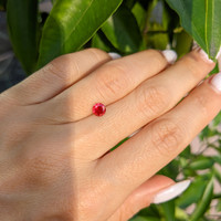 0.48 Ct. Ruby from Mozambique Life Style