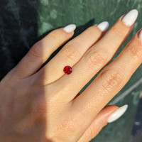 0.93 Ct. Ruby from Mozambique Life Style