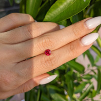 0.70 Ct. Ruby from Mozambique Life Style