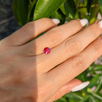 0.70 Ct. Ruby from Mozambique Life Style