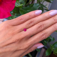 0.75 Ct. Ruby from Mozambique Life Style