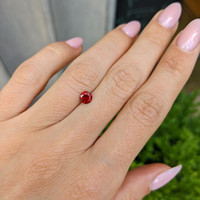 0.58 Ct. Ruby from Mozambique Life Style