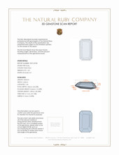 1.20 Ct. Ruby from Burma (Myanmar) 3 D Scan Report
