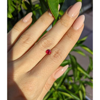0.50 Ct. Ruby from Mozambique Life Style