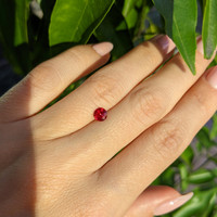 0.45 Ct. Ruby from Mozambique Life Style