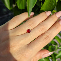 0.56 Ct. Ruby from Mozambique Life Style