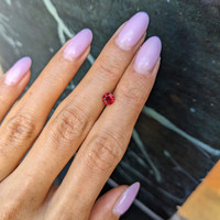 0.56 Ct. Ruby from Mozambique Life Style