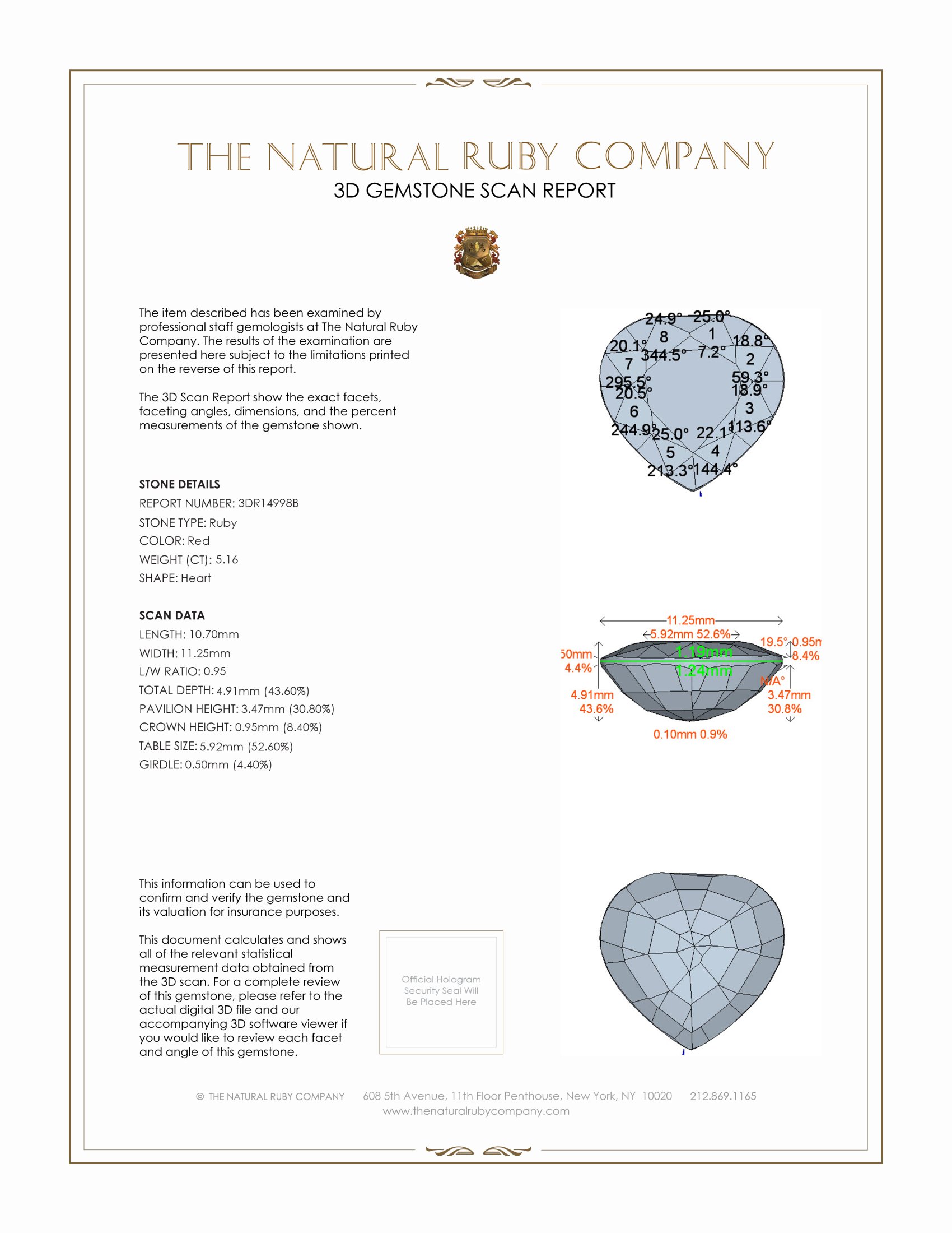 5.16 Ct. Ruby from Mozambique