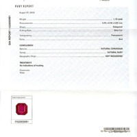 1.19 Ct. Ruby from Mozambique Scan Report