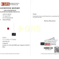 2.03 Ct. Ruby from Burma (Myanmar) Scan Report