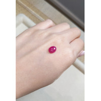 2.86 Ct. Cabochon Ruby from Burma (Myanmar) Life Style