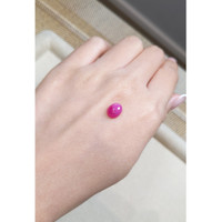 2.80 Ct. Cabochon Ruby from Burma (Myanmar) Life Style