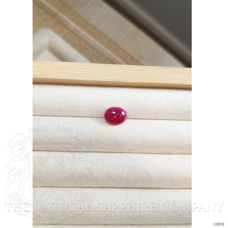3.84 Ct. Cabochon Ruby from Burma (Myanmar)
