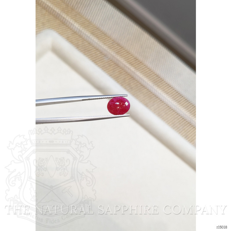 3.84 Ct. Cabochon Ruby from Burma (Myanmar)