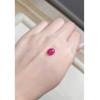3.17 Ct. Cabochon Ruby from Burma (Myanmar) Life Style