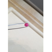 2.46 Ct. Cabochon Ruby from Burma (Myanmar) Life Style