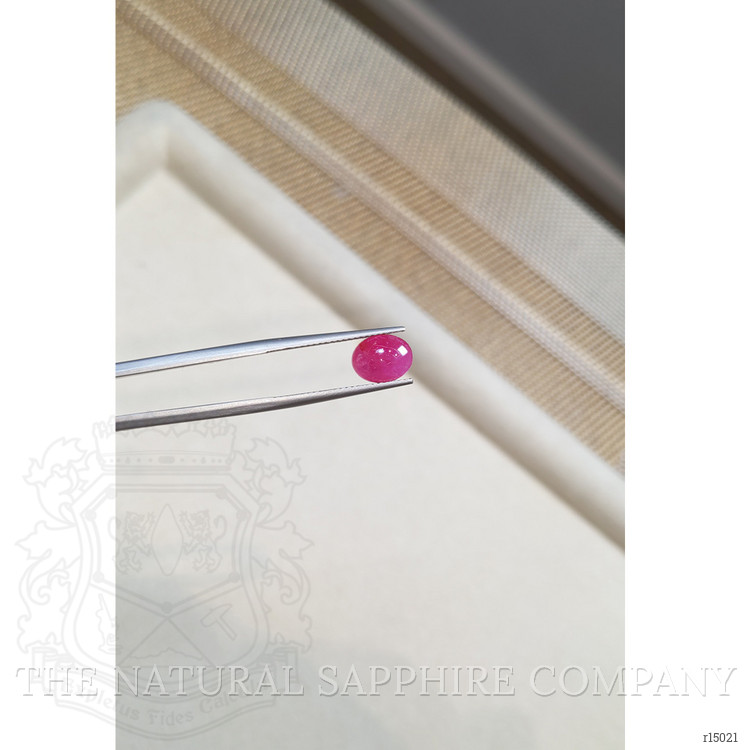 2.46 Ct. Cabochon Ruby from Burma (Myanmar)