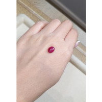 2.25 Ct. Cabochon Ruby from Burma (Myanmar) Life Style