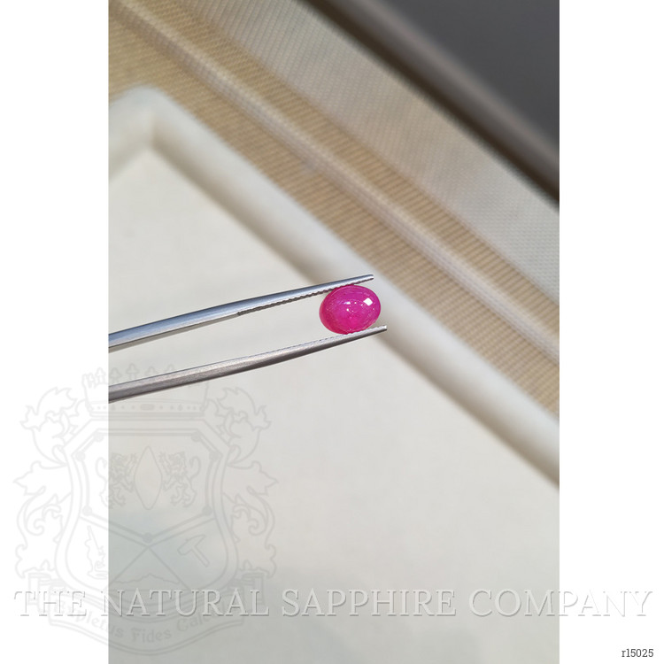 2.64 Ct. Cabochon Ruby from Burma (Myanmar)