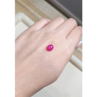 2.64 Ct. Cabochon Ruby from Burma (Myanmar) Life Style