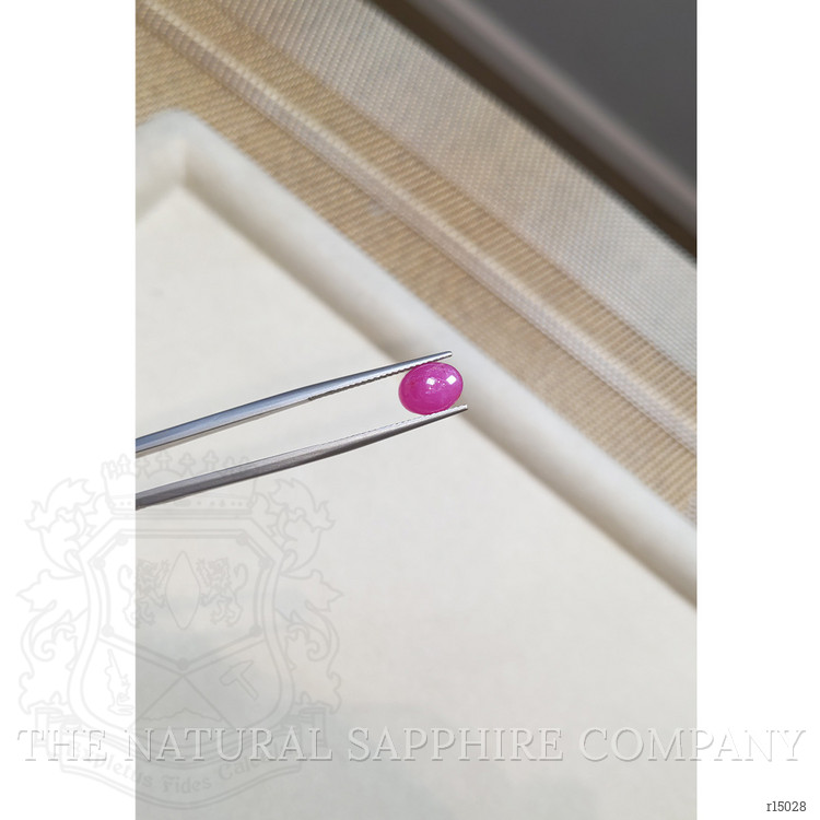 2.56 Ct. Cabochon Ruby from Burma (Myanmar)