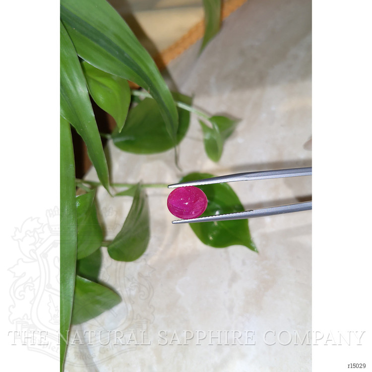 3.56 Ct. Cabochon Ruby from Burma (Myanmar)