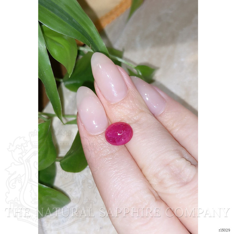 3.56 Ct. Cabochon Ruby from Burma (Myanmar)