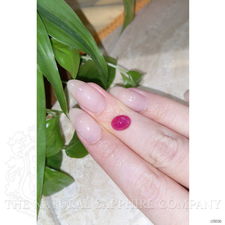 2.70 Ct. Cabochon Ruby from Burma (Myanmar)