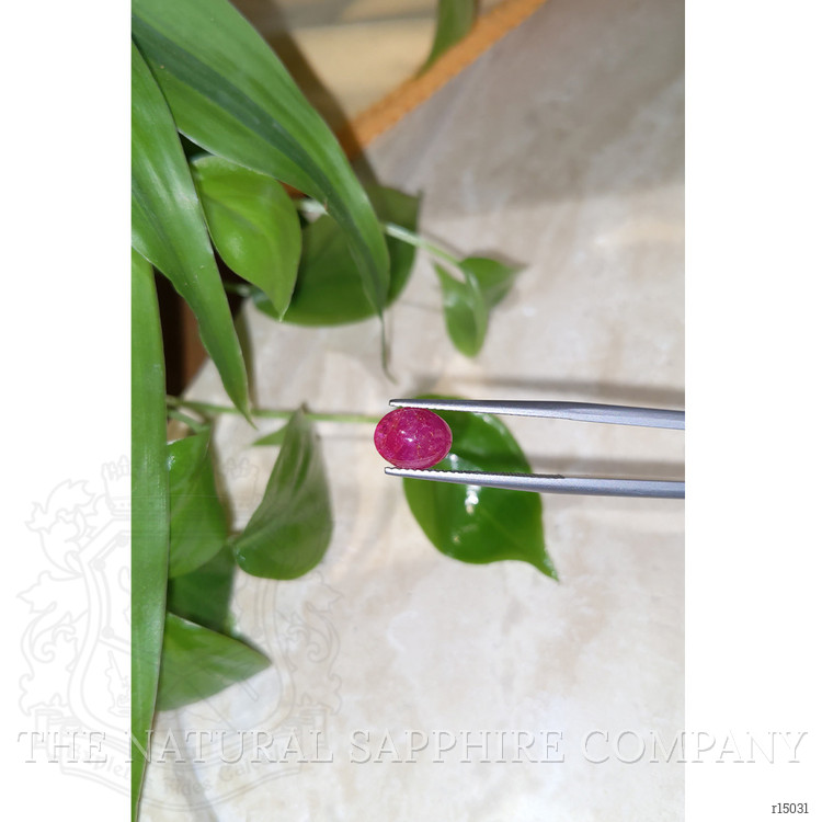 2.45 Ct. Cabochon Ruby from Burma (Myanmar)