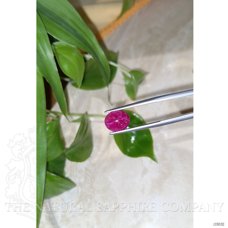 2.91 Ct. Cabochon Ruby from Burma (Myanmar)