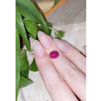 2.91 Ct. Cabochon Ruby from Burma (Myanmar) Life Style