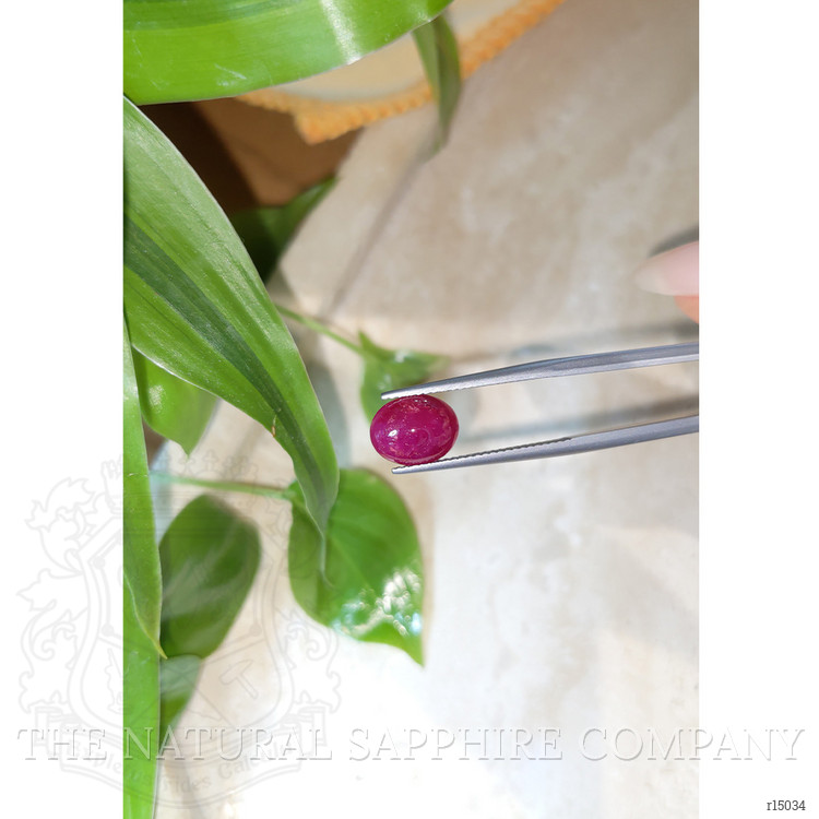 3.55 Ct. Cabochon Ruby from Burma (Myanmar)