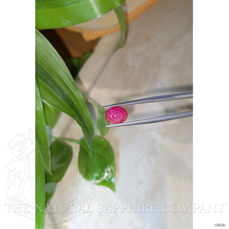 3.28 Ct. Cabochon Ruby from Burma (Myanmar)