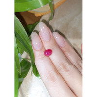 3.28 Ct. Cabochon Ruby from Burma (Myanmar) Life Style