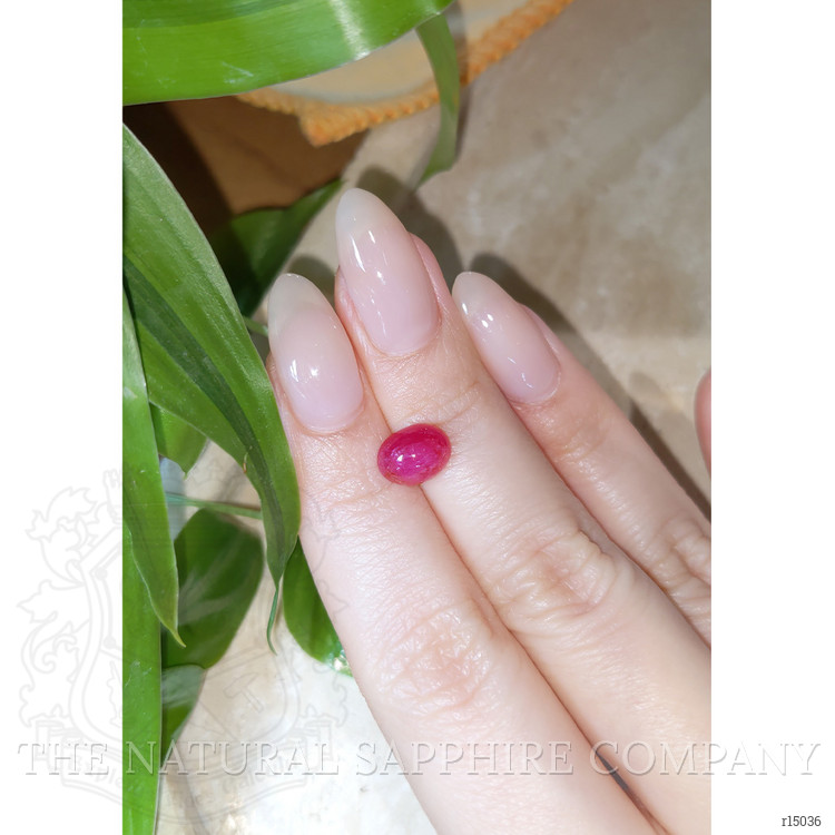 3.28 Ct. Cabochon Ruby from Burma (Myanmar)