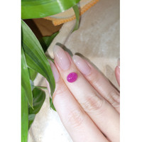 2.43 Ct. Cabochon Ruby from Burma (Myanmar) Life Style