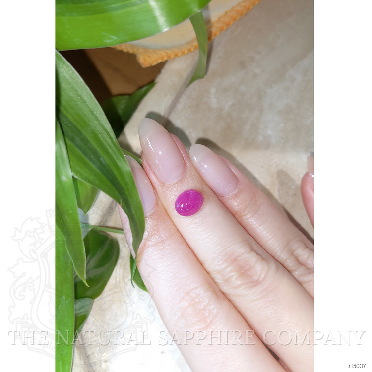 2.43 Ct. Cabochon Ruby from Burma (Myanmar)