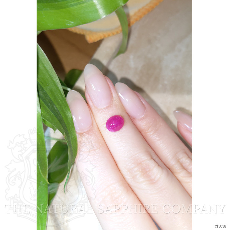 2.29 Ct. Cabochon Ruby from Burma (Myanmar)