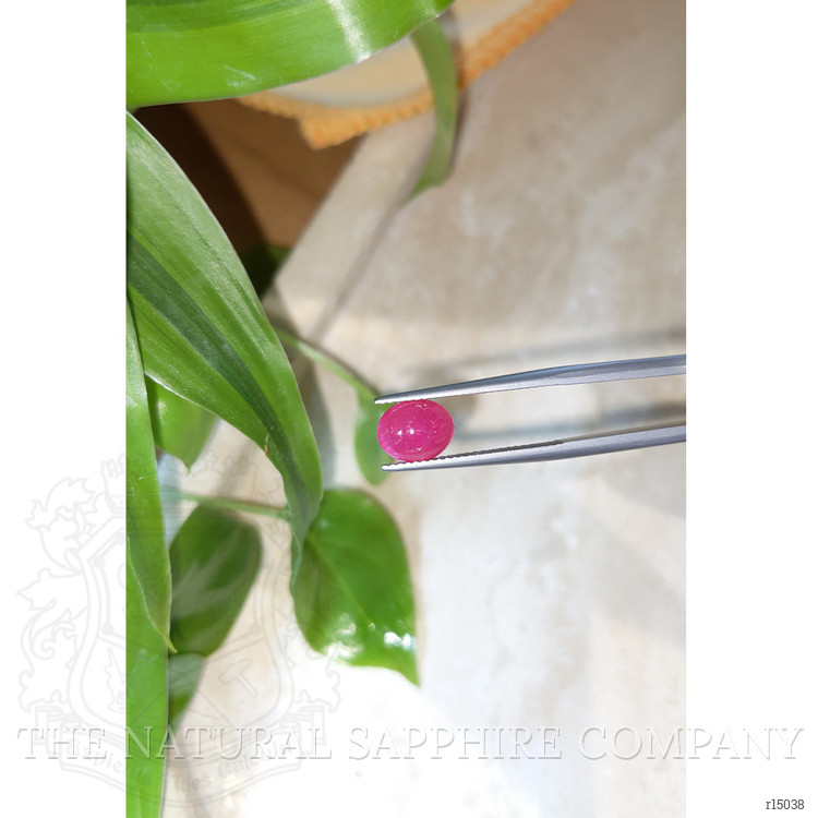 2.29 Ct. Cabochon Ruby from Burma (Myanmar)