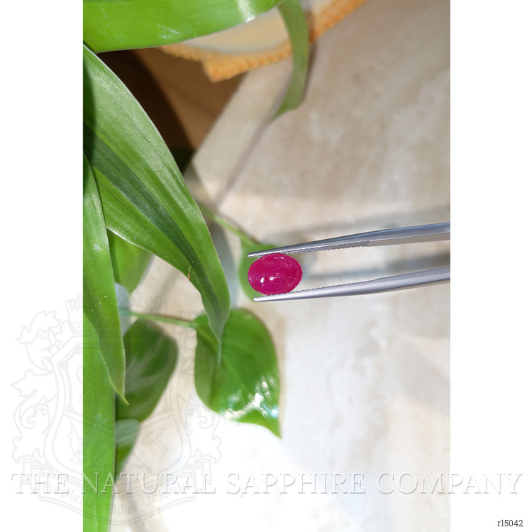 2.24 Ct. Cabochon Ruby from Burma (Myanmar)