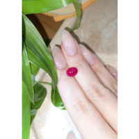 2.24 Ct. Cabochon Ruby from Burma (Myanmar) Life Style