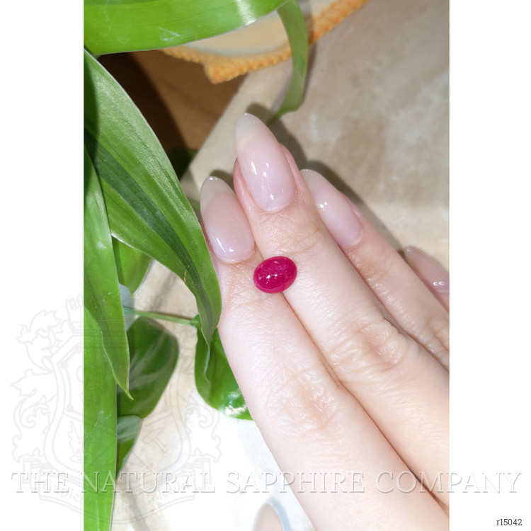 2.24 Ct. Cabochon Ruby from Burma (Myanmar)