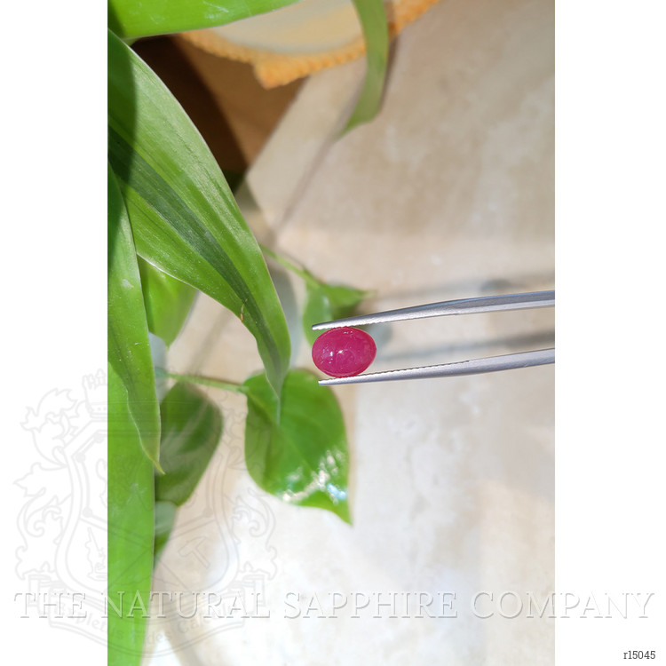 2.82 Ct. Cabochon Ruby from Burma (Myanmar)