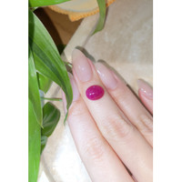 4.73 Ct. Cabochon Ruby from Burma (Myanmar) Life Style