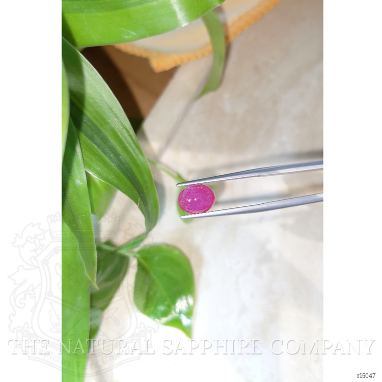 3.35 Ct. Cabochon Ruby from Burma (Myanmar)