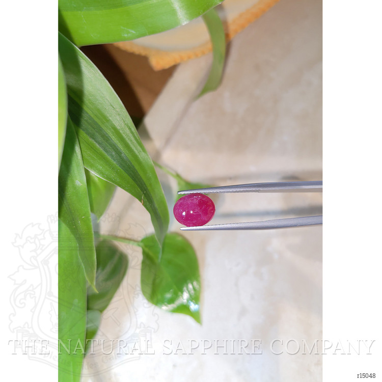 3.28 Ct. Cabochon Ruby from Burma (Myanmar)
