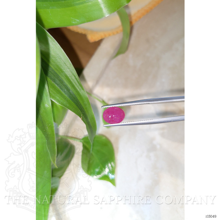 2.98 Ct. Cabochon Ruby from Burma (Myanmar)
