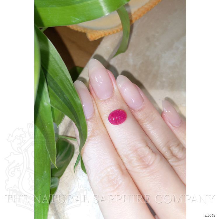 2.98 Ct. Cabochon Ruby from Burma (Myanmar)