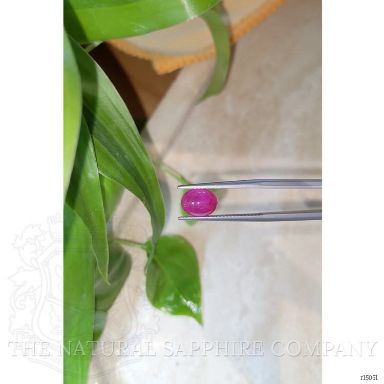 3.11 Ct. Cabochon Ruby from Burma (Myanmar)