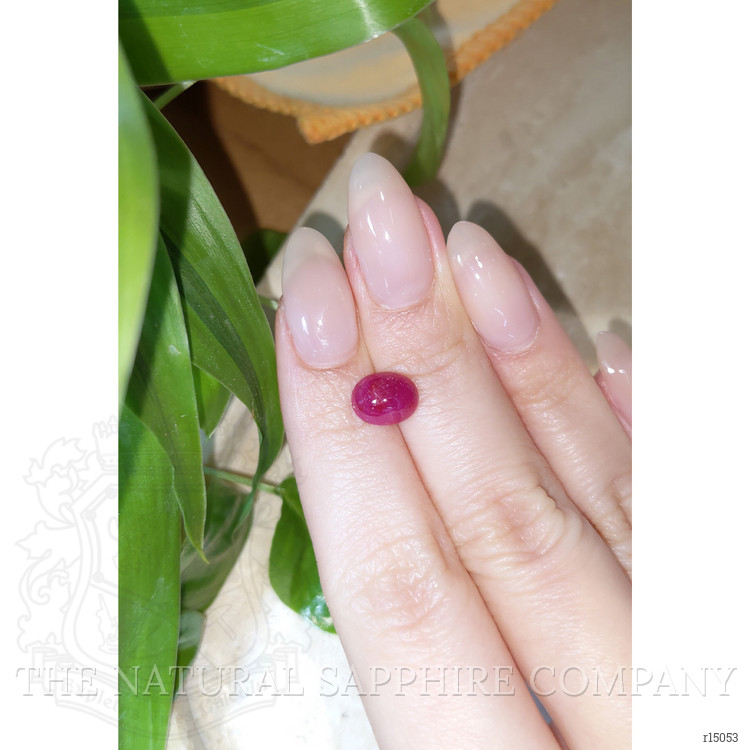 2.77 Ct. Cabochon Ruby from Burma (Myanmar)